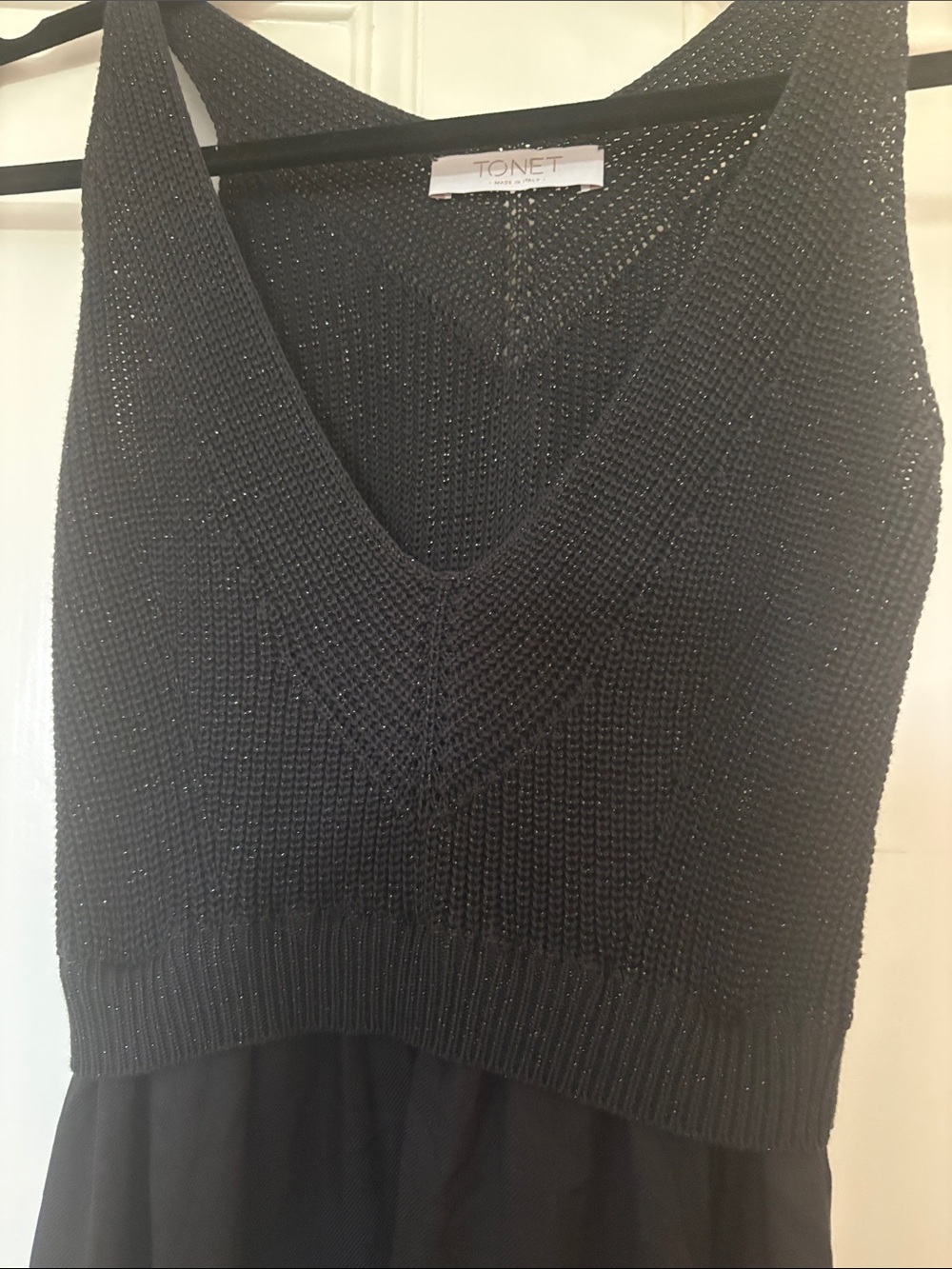 Tonet mixed media Maxi Dress 42/8